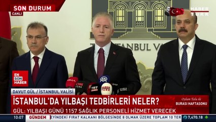 İstanbul'da yılbaşına hazırlık: Davut Gül tedbirleri duyurdu