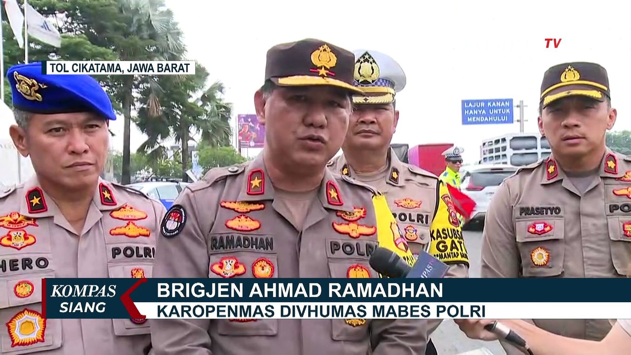 Antisipasi Macet dengan Contraflow, Tol Jakarta-Cikampek KM 57 Masih Lancar 2 Arah! [LIVE REPORT]