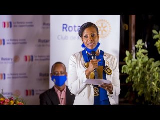 Umunya Côte d’Ivoire Sarah Doukouré yagizwe Perezida wa Rotary Club Kigali Doyen
