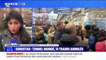 Au moins 14 Eurostar annulés samedi matin à cause d'un tunnel inondé