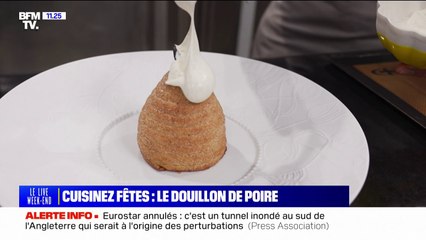 Cuisinez fêtes: la recette du douillon de poire