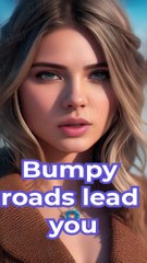 Bumpy roads lead you to the stars