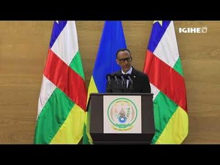 President Kagame pledges his support towards Central Africa's journey on Peace and Reconciliation