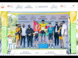 Mugisha Moïse yegukanye Agace ka 8 katangijwe na Perezida Kagame, Tesfazion yegukana TdRwanda 2022