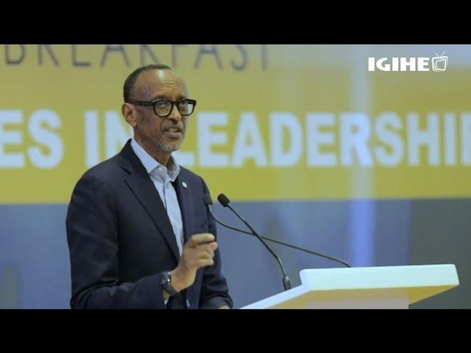 Perezida Kagame yahanuye abayobozi badaca bugufi; yabibukije ko ibigwi by'umuntu bivugwa n'abandi