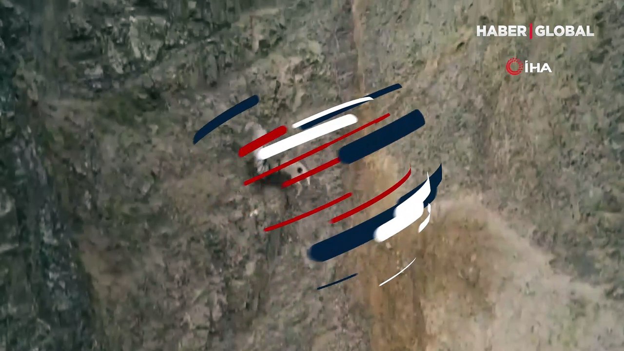 Dağ keçilerinin kavgası sosyal medyada viral oldu