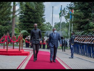 President Kagame holds bilateral talks with Guinea Bissau's Umaro Sissoco
