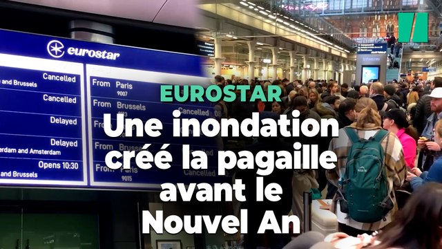 Les images de la pagaille à Gare du Nord et St Pancras suite aux annulations d’Eurostar la veille du Nouvel An