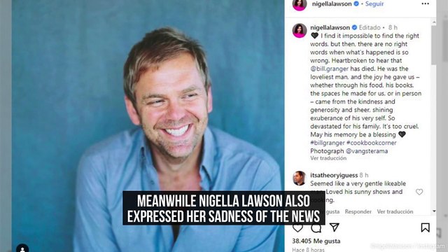 NEWS OF THE WEEK: Jamie Oliver and Nigella Lawson pay tribute to chef Bill Granger