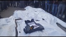 I funerali del giornalista ucciso in un raid al campo di Nuseirat