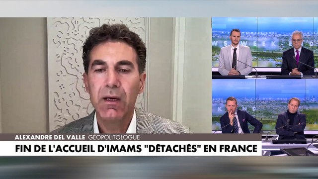 Alexandre Del Valle : «Le problème, c'est que quand ils sont payés par des États étrangers, qui n’ont pas les mêmes valeurs que nous, il est bien évident qu’ils ne peuvent pas véhiculer des valeurs d’un État pluraliste»