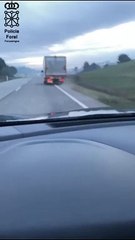 La Policía Foral detiene a un conductor borracho que invadía el carril