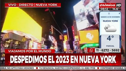 Crónica HD despide el año en la ciudad de Nueva York