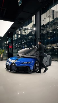 ASMR of Bugatti Chiron Pur Sport 1 of 60 #fyp #foryoupage #goviral #hypercar #bugatti #bugattichiron #pursport #dubaicars