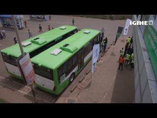 Bisi zikoresha amashanyarazi zatangiye gutwara abantu ||Abanya-Kigali baziganuye
