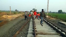 Work on bypass railway track is to be completed by the end of January, 8 km of track has been laid so far