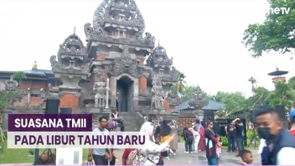 Suasana TMII pada Libur Tahun Baru, Pengunjung Padati Wahana hingga Pengelola Antsipasi Kantong Parkir