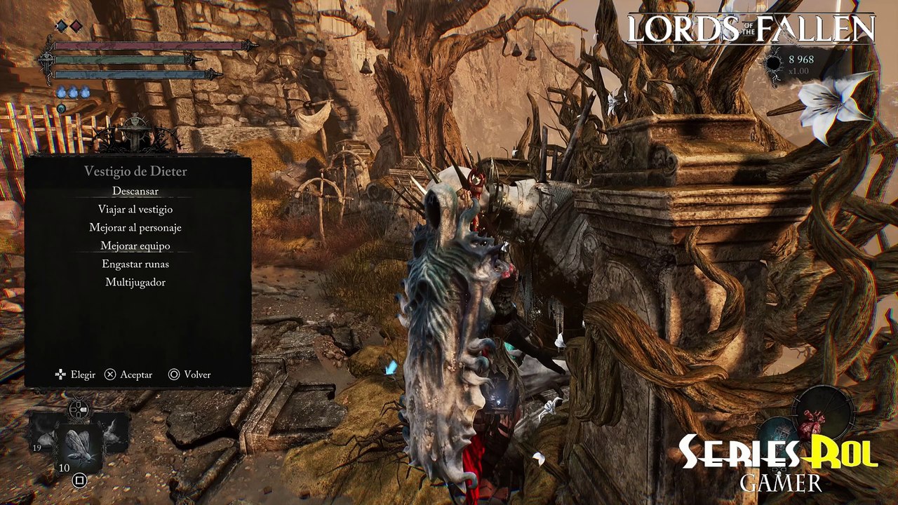 Lords of the Fallen-2023 - 30 Jefazo secreto - EL PALADIN  descubrimos su sepulcro profanado