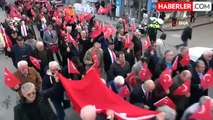 Şehit yakınları ve gazilerden 'şehitlere saygı yürüyüşü'