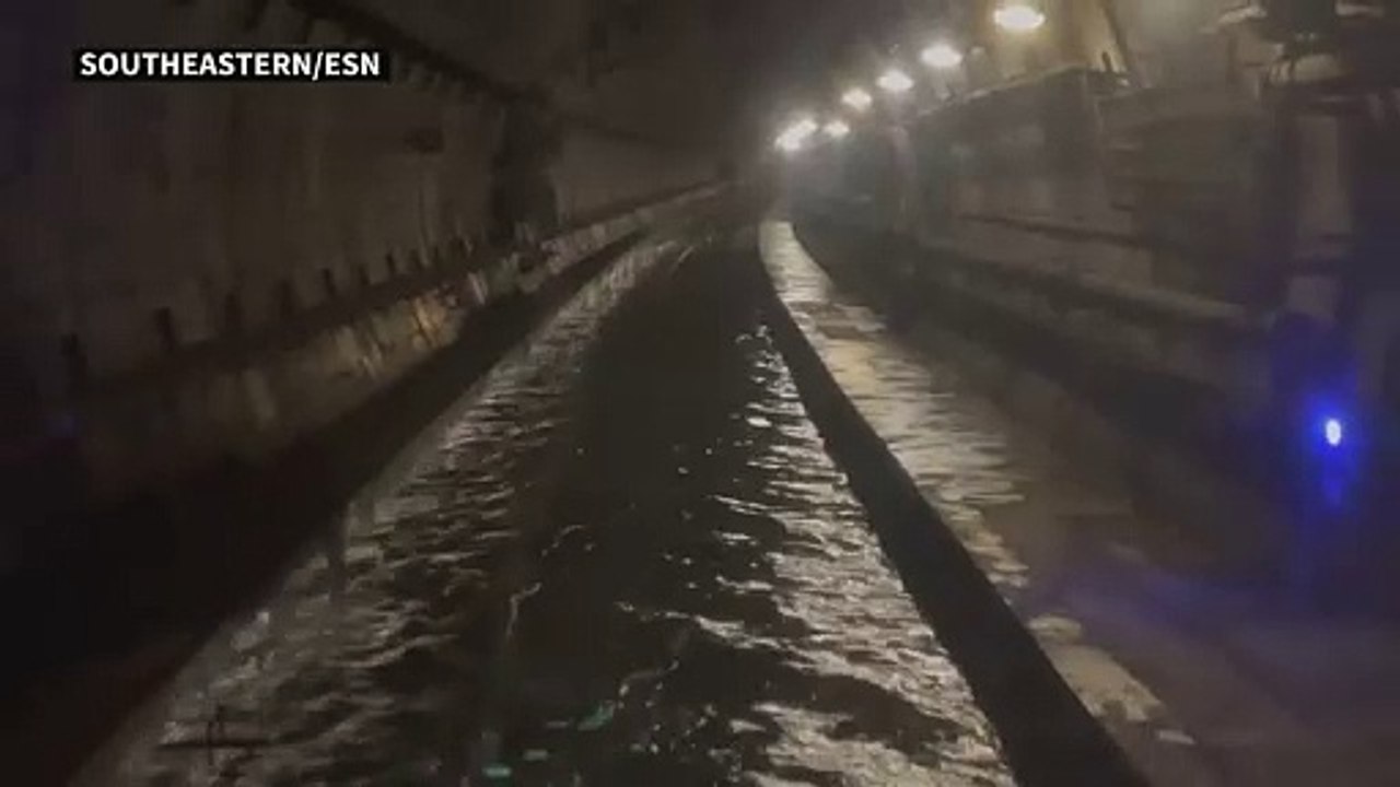Eurostar train tunnel flooding causes cancellations ahead of New Year's Eve