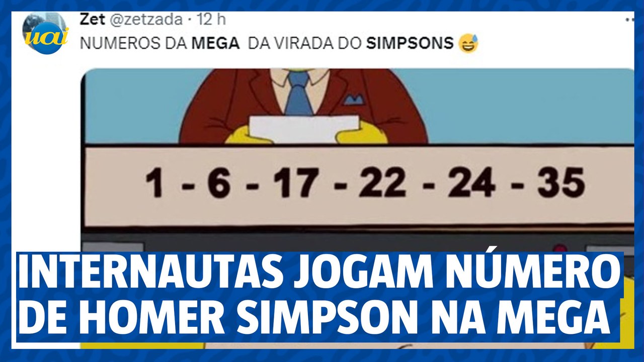 Mega da Virada: internautas apostam em jogo de Homer Simpson para tentar a sorte
