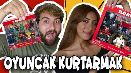  HAVUZDA ROBLOX OYUNCAKLARINI KURTARMAK CHALLENGE  /w BUSE DUYGU /w GİTARİSTV
