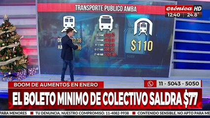Aumento en el transporte público: este es el nuevo esquema tarifario