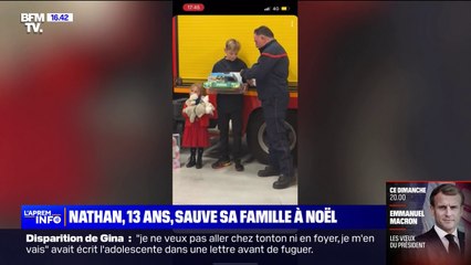 Nathan, 13 ans, sauve sa mère et sa sœur après un accident de voiture à Noël