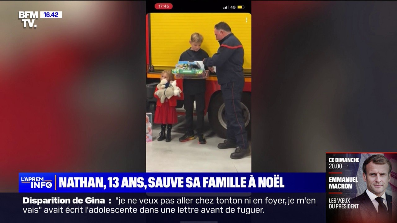 Nathan, 13 ans, sauve sa mère et sa sœur après un accident de voiture à Noël