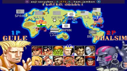 aoji-soryuken vs ham_jambon - Street Fighter II'_ Champion Edition - FT5