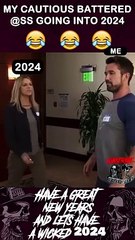 Here's to 2024. I'm ready for you. Be gentle  #funny #memes #shorts #X #youtube #viral #trending
