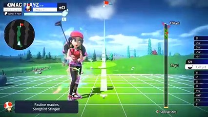 Mario Golf Super Rush Pauline and Peach Special Shot