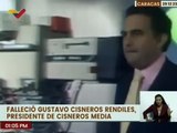 Caracas | Fallece Gustavo Cisneros,  Presidente de Cisneros Media