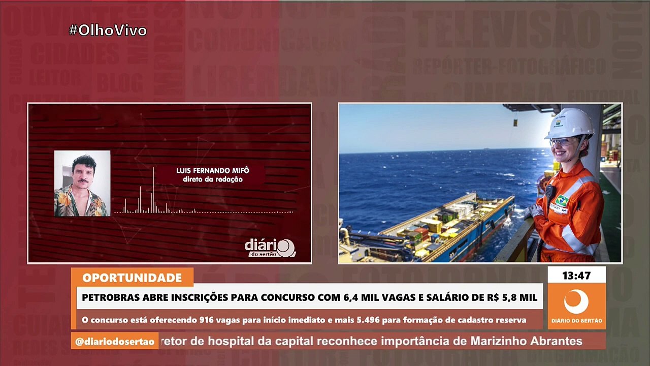 Petrobras abre inscrições para concurso público com salário de R$ 5,8 mil para nível técnico