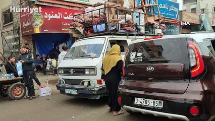 Gazze Şeridi’ne bomba yağdıran İsrail, Filistinlileri göçe zorluyor