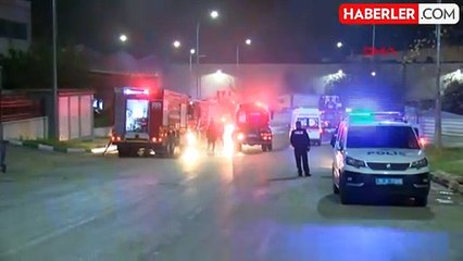 Bursa'da plastik kaplama fabrikasında yangın