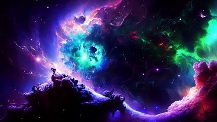 Mountains. Space trip