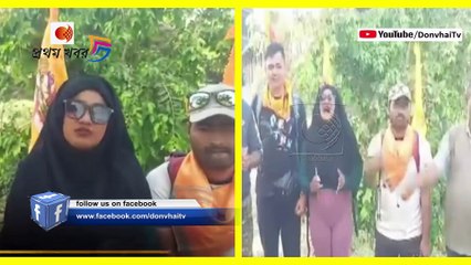 মাথায় হিজাব মুখে জয় শ্রীরাম! রামের জন্য পদযাত্রা শবনমের !