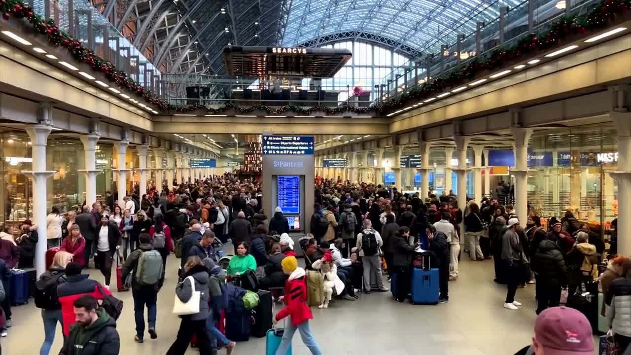 Eurostar cancela sus trenes desde y hacia Londres por inundaciones en las vías debido al temporal