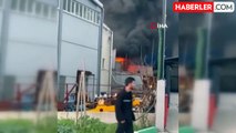 Bursa'da plastik toplama fabrikasında yangın: Siyah dumanlar gökyüzünü kapladı
