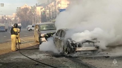 우크라, '최악 공습' 이튿날 반격...러 "14명 사망" / YTN