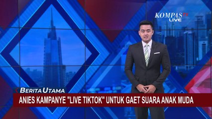 Anies Live Tiktok saat Perjalanan Menuju Lokasi Kampanye  untuk Gaet Suara Anak Muda
