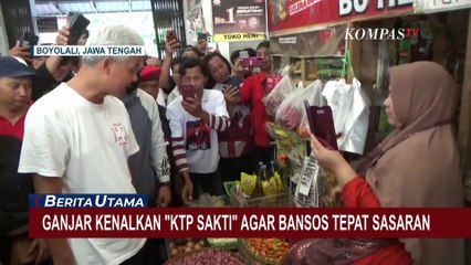 Ganjar Kenalkan KTP Sakti Agar Bansos Tepat Sasaran
