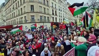 France.. MASSIVE worldwide protests continue in support of Palestine