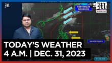 Today's Weather, 4 A.M. | Dec. 31, 2023