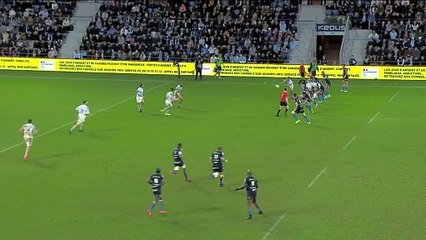 TOP 14 - Essai de Remy BAGET (AB) - Aviron Bayonnais - Racing 92