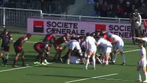 TOP 14 - Essai de Vano KARKADZE (MHR) - LOU Rugby - Montpellier Hérault Rugby