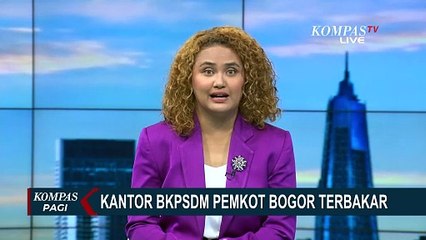Kebakaran Kantor BKPSDM Pemkot Bogor, Pegawai Panik Selamatkan Diri