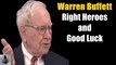 Warren Buffett Attributes His Success To Having The Right Heroes and Good Luck #Shorts