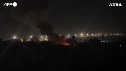 Gaza, attacco aereo israeliano su Rafah